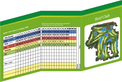 4 x 12 Inch Tri-Fold Scorecard
