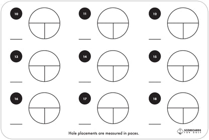 4" x 6" Write-In Pin Location Card